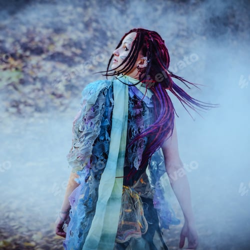 Preview: Elf Woman In A Magical Autumn Forest