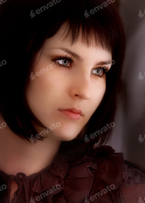 Preview: Portrait Of Beautiful Young Girl
