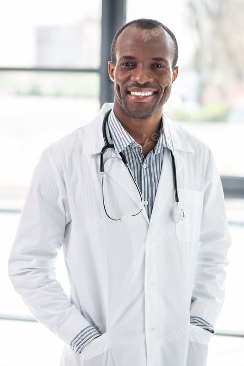 Preview: Smiling Healthcare Professional in a Modern Clinic