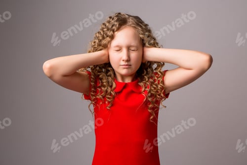Preview: I Don'T Want To See Or Hear!, Baby Girl Holding Hands To Face And Closed Her Eyes