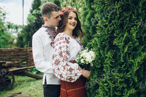 Preview: Beautiful Ukrainian Couple Posing In Nature And Monuments Of Ukraine