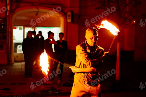 Preview: The Guy On The Street Turns A Torch Of Fire