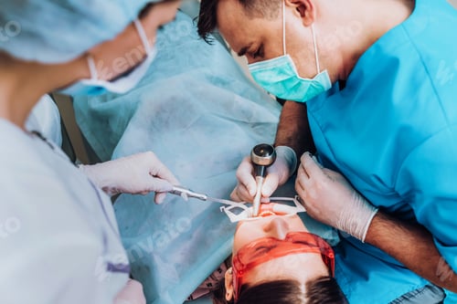 Preview: Doctor Performs The Procedure For Cleaning Teeth