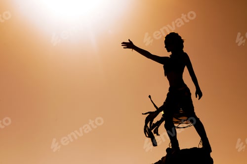 Preview: Woman Standing Agains The Sun