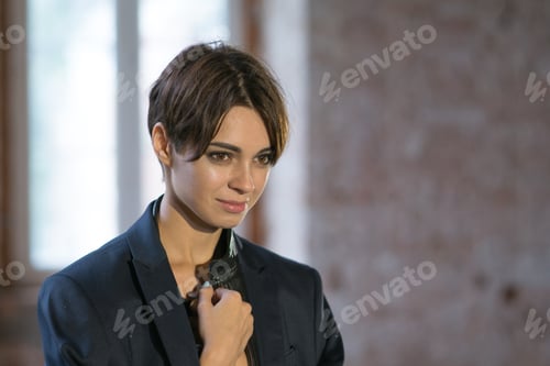 Preview: Portrait Of A Girl In A Black Jacket