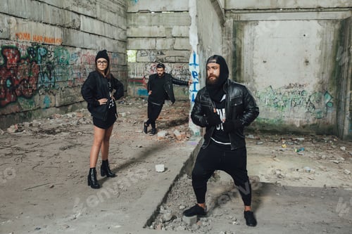 Preview: Stylish Friends. Bearded Man. Gothic
