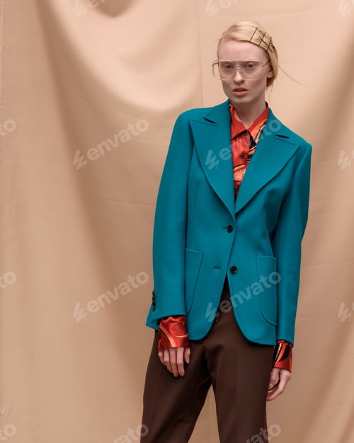 Preview: Fashion Photo , Girl Model , Stylish Look.Street Style And Studio Photography.