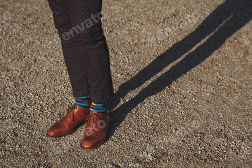 Preview: Detail Of An Indian Young Handsome Man Posing In An Urban Context