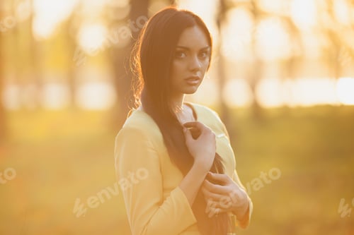 Preview: Beautiful Girl In Yellow Dress