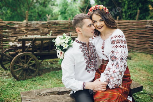 Preview: Beautiful Ukrainian Couple Posing In Nature And Monuments Of Ukraine