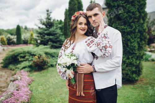 Preview: Beautiful Ukrainian Couple Posing In Nature And Monuments Of Ukraine