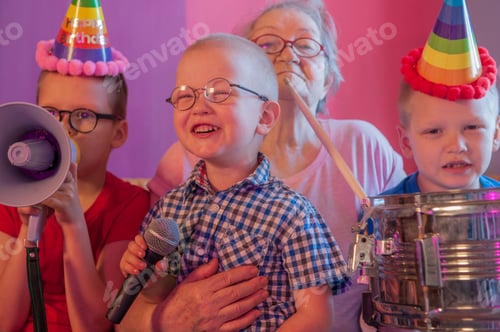 Preview: Senior Woman With Little Grandson