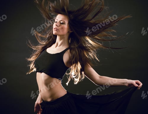 Preview: Photo Of Beautiful Woman With Magnificent Hair
