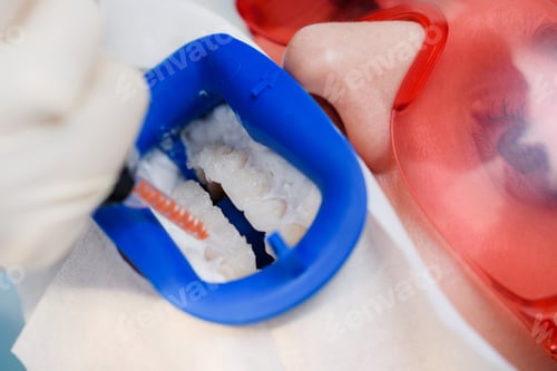 Preview: There Is A Preparation Of The Oral Cavity To Bleaching With The Help Of An Ultraviolet Lamp