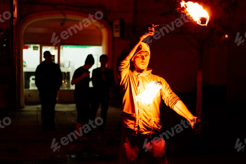 Preview: The Guy On The Street Turns A Torch Of Fire