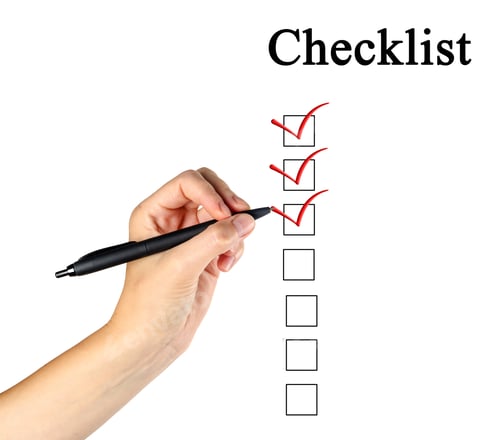 Preview: Woman Filling Checklist