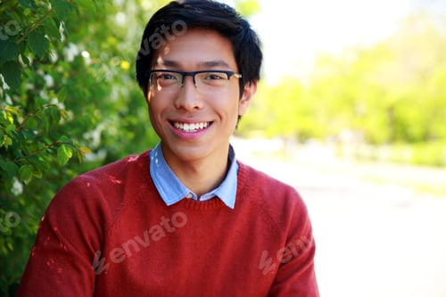 Preview: Portrait Of Happy Asian Man