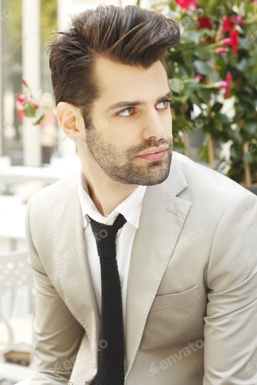 Preview: Close-Up Portrait Of Young Businessman. Business People.