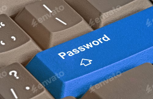Preview: Keyboard With Key For Password