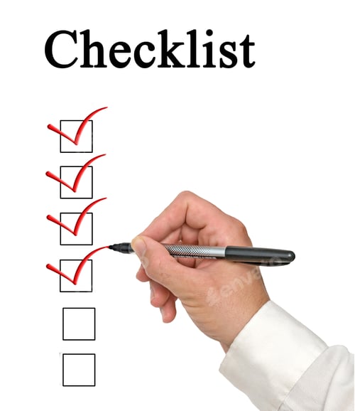 Preview: Man Filling Check List