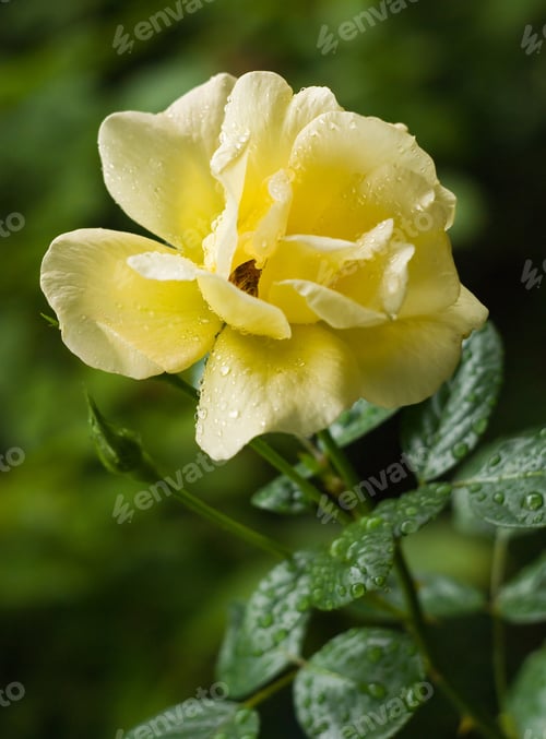 Preview: Rose In The Rain, Shallow Dof.