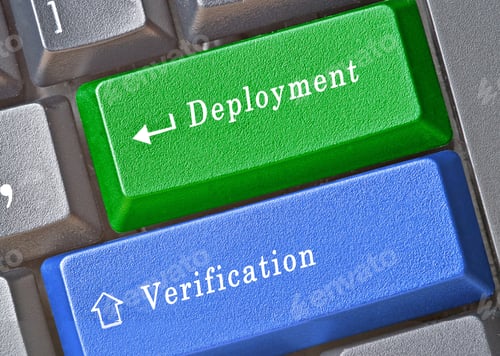 Preview: Keyboard With Keys For Deployment And Verification