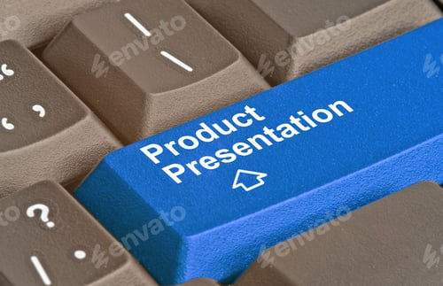 Preview: Blue Key For Product Presentation