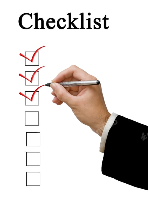 Preview: Man Filling Check List