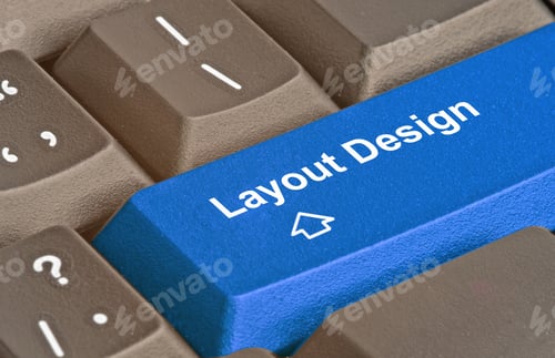 Preview: Keyboard With Key For Layout Design