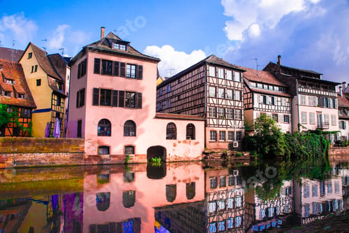 Preview: View Of Beautiful City Of Strasbourg France With Old Architecture