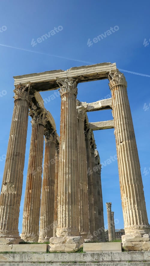 Preview: View Of Olympian Zeus In Athens Greece