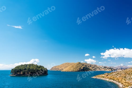 Preview: Landscape Of The Island Of The Sun On The Bolivian Side Of Lake Titicaca
