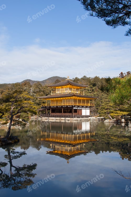 Preview: Kinkaku-Ji And Its Reflection In Pond, 2016 Winter, Kyoto