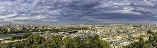 Preview: Paris Panorama With Scenic Sky, France