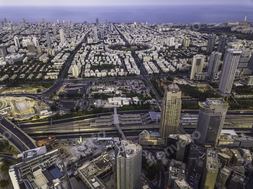 Preview: Metropolis Ramat Gan, Givatayim Tel Aviv Israel, Drone Footage Business Center, Diamond Exchange