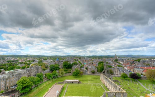 Preview: Aerial View Of St. Andrews, Scotland.
