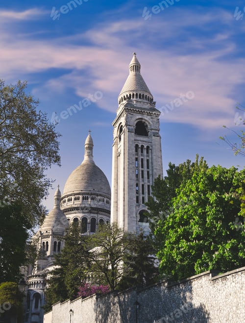Preview: The Basilica Of The Sacred Heart Of Paris, Commonly Known As Sacré-Cœur Basilica, Located In The