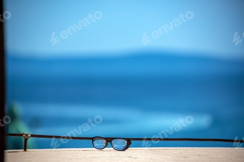 Preview: View Of A Pair Of Lost Glasses Seen In Split, Croatia