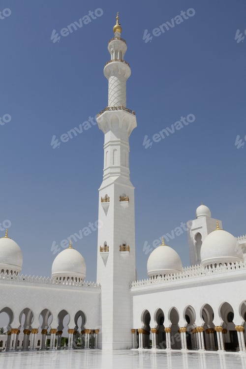 Preview: Arab Architecture On Grand Mosque, Abu Dhabi