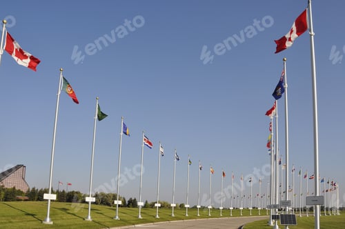 Preview: Flags Of Nations At The Mint, Winnipeg, Manitoba