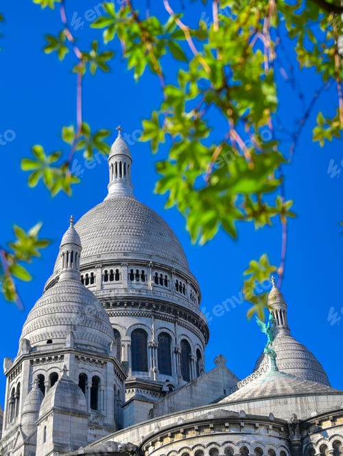 Preview: The Basilica Of The Sacred Heart Of Paris, Commonly Known As Sacré-Cœur Basilica, Located In The