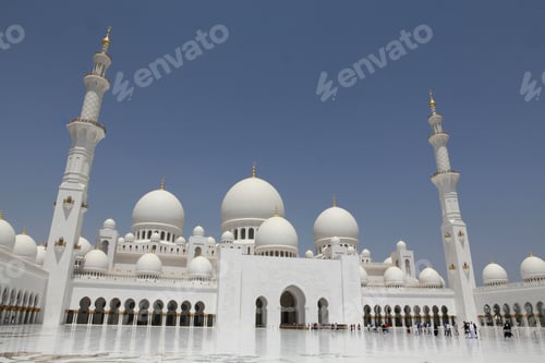 Preview: Arab Architecture On Grand Mosque, Abu Dhabi