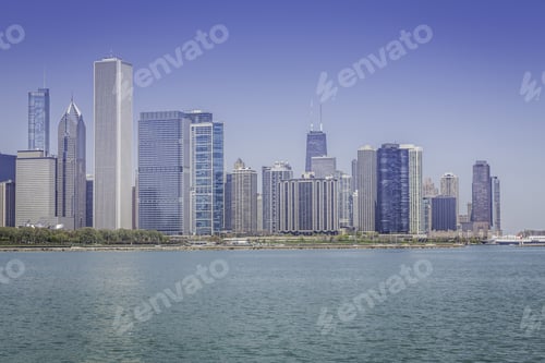 Preview: Downtown Of Chicago With Blue Sky