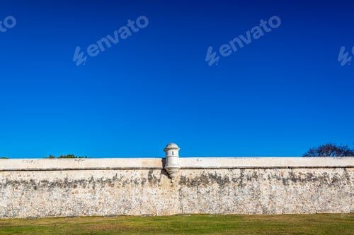 Preview: View Of Part Of The Defensive Wall Surrounding The Historic Center Of Campeche, Mexico