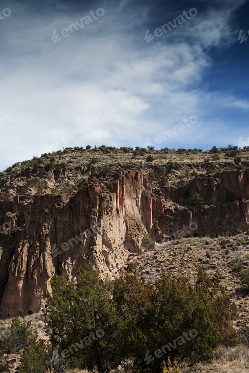 Preview: Bandelier National Park Cave Cliff Dwellings Near Santa Fe New Mexico