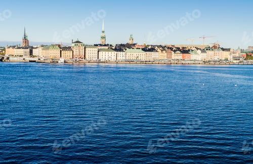 Preview: Scenic Summer Scenery Of The Old Town In Stockholm, Sweden
