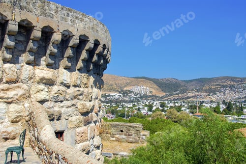 Preview: Ancient Walls Facing The City Of Bodrum, Turkey