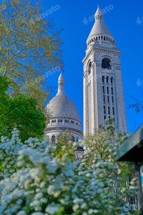 Preview: The Basilica Of The Sacred Heart Of Paris, Commonly Known As Sacré-Cœur Basilica, Located In The