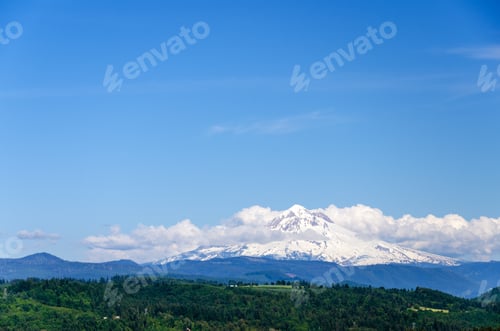 Preview: Mount Hood Partially Obscured By Clouds