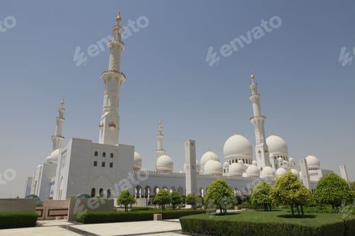Preview: Arab Architecture On Grand Mosque, Abu Dhabi